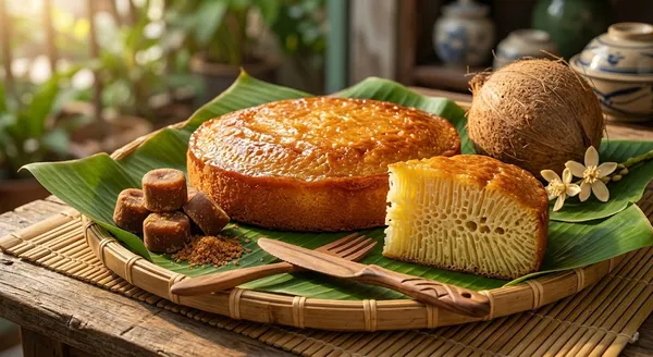 Cách Làm Bánh Bò Thốt Nốt Nướng Rễ Tre Chuẩn Vị An Giang