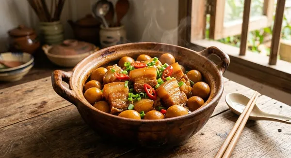 Cách Làm Thịt Kho Trứng Cút Nước Dừa Màu Hổ Phách Cực Đỉnh