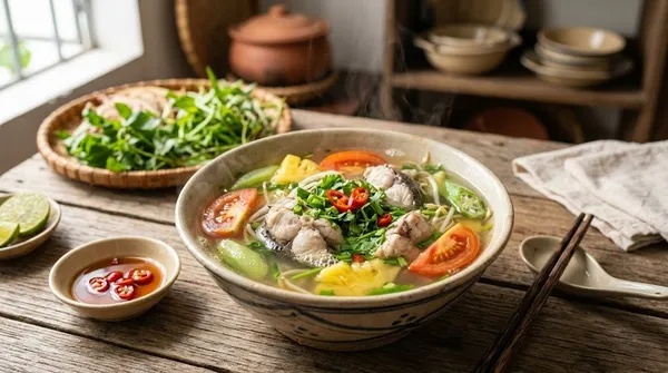 Cách Nấu Canh Chua Cá Lóc Miền Tây Chuẩn Vị, Nước Dùng Trong