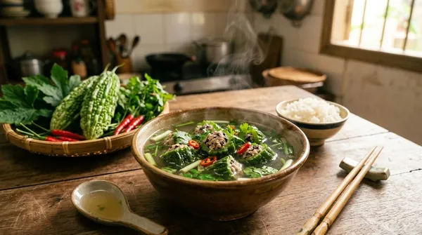 Canh Khổ Qua Rừng Thanh Nhiệt: Bí Quyết Nấu Ngon, Hậu Ngọt