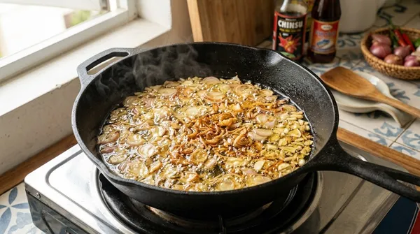 Cách phi hành tỏi vàng giòn, thơm nức, không bị đắng