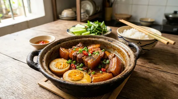 Thịt Kho Tàu Chuẩn Vị Miền Nam: Mềm Rục, Đậm Màu, Nước Trong